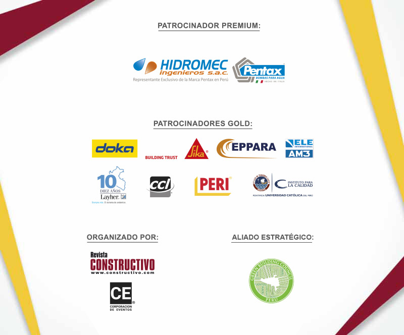 Grandes marcas patrocinadoras de la feria expoconstructivo 2018